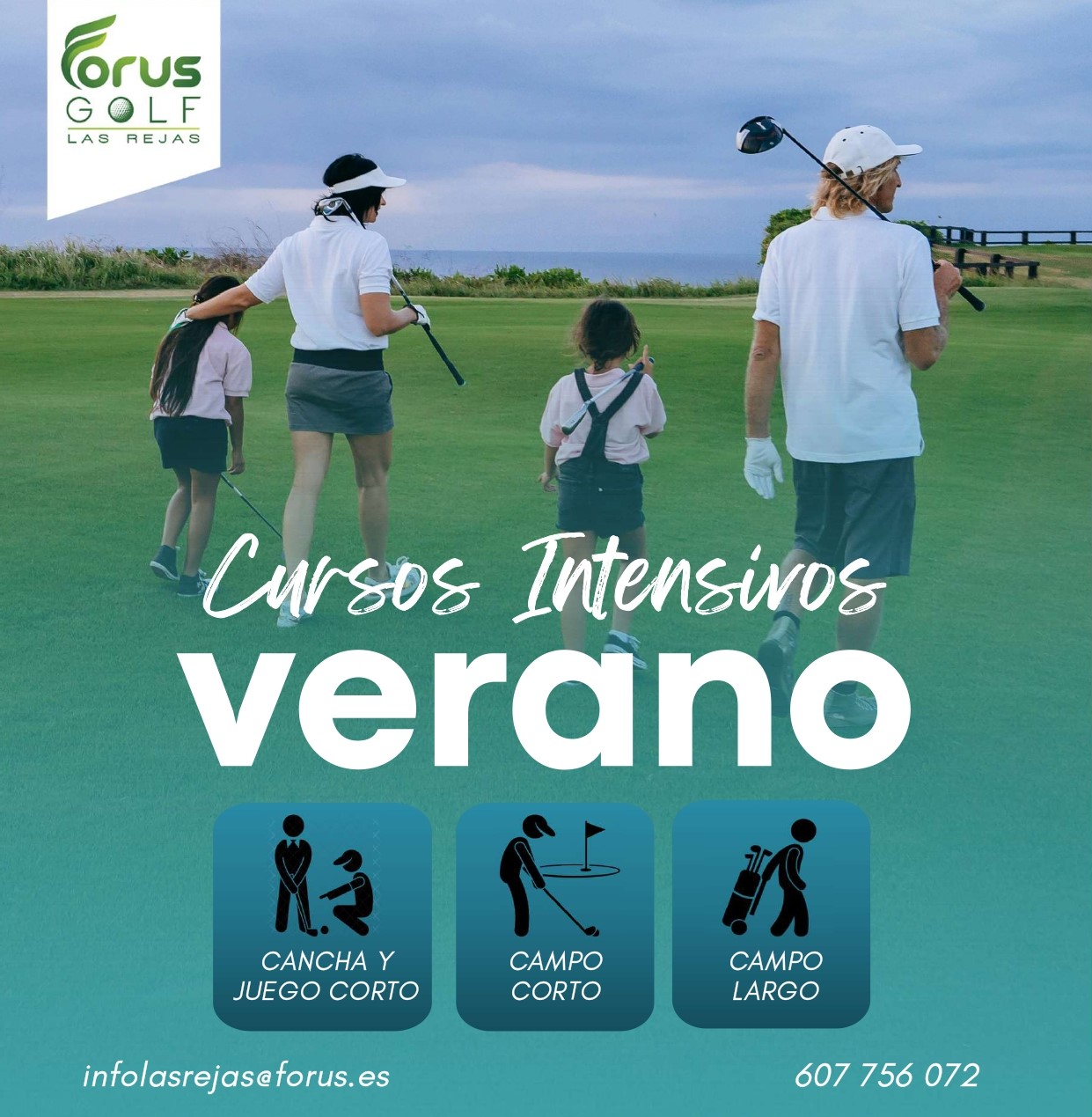 CURSOS INTENSIVOS GOLF AGOSTO!!