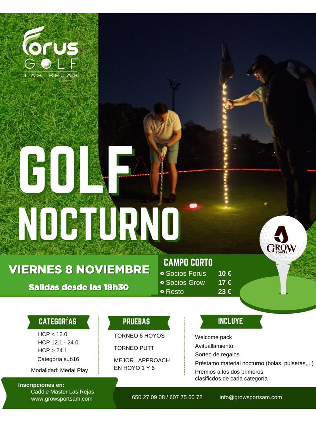 TORNEO NOCTURNO CAMPO CORTO